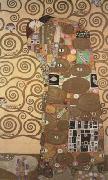 Gustav Klimt Fulfilment,pattern for the Stoclet Frieze,around (mk20) oil on canvas